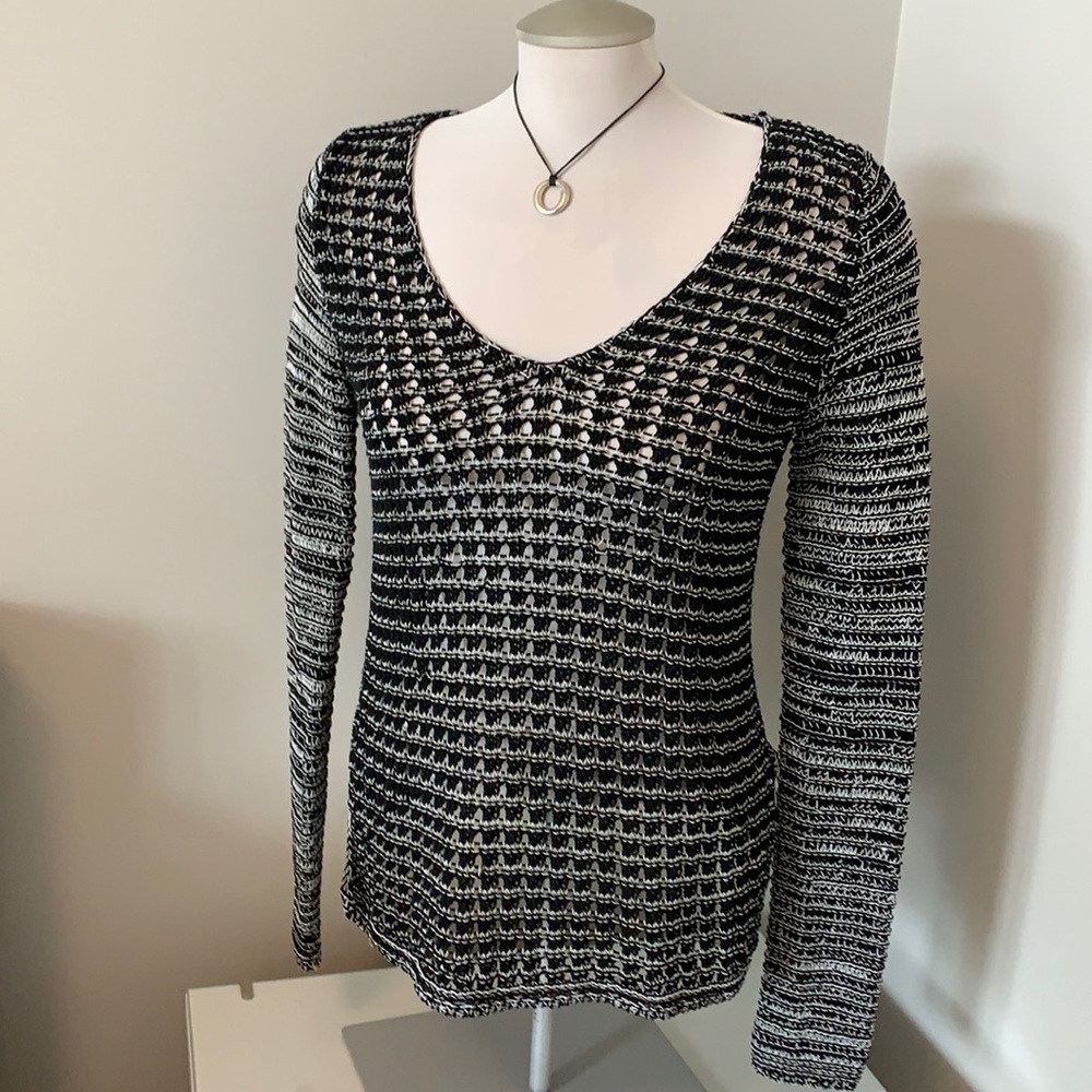 Helmut Lang light woven sweater